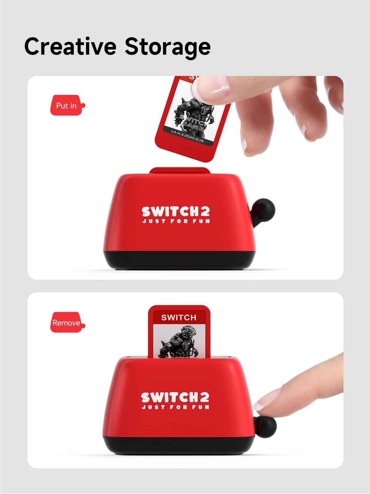 Hagibis Switch Game Case Holder Compatible with Nintendo Switch
