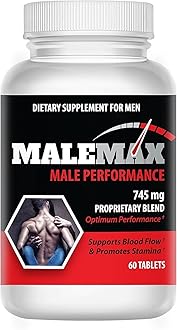 Malemax Perform- Male Supplement- Men Add 1-3 Inches Fast- All Natural, Lab Tested for Purity- No Banned Substances- 60 Tablets