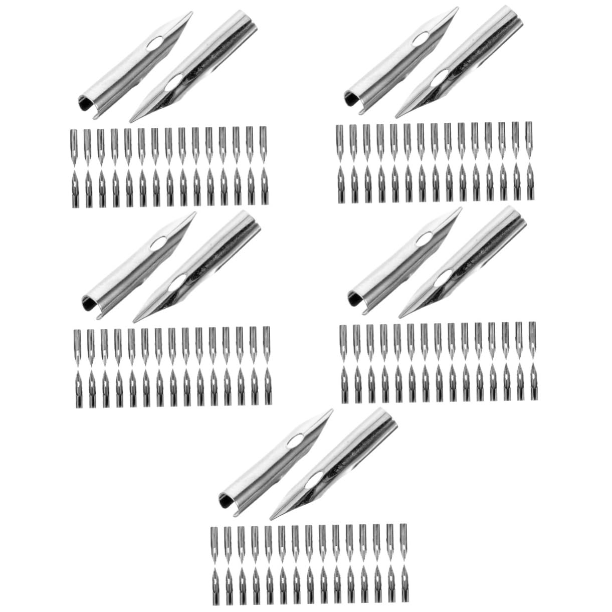 SEWACC 5 Sätze Füllfederhalter Ersatzfedern Kalligraphie Federn Für Dip Pens Praktische Und Langlebige Schreibfedern Für Studenten Und Kalligraphie 30 Stück * 5