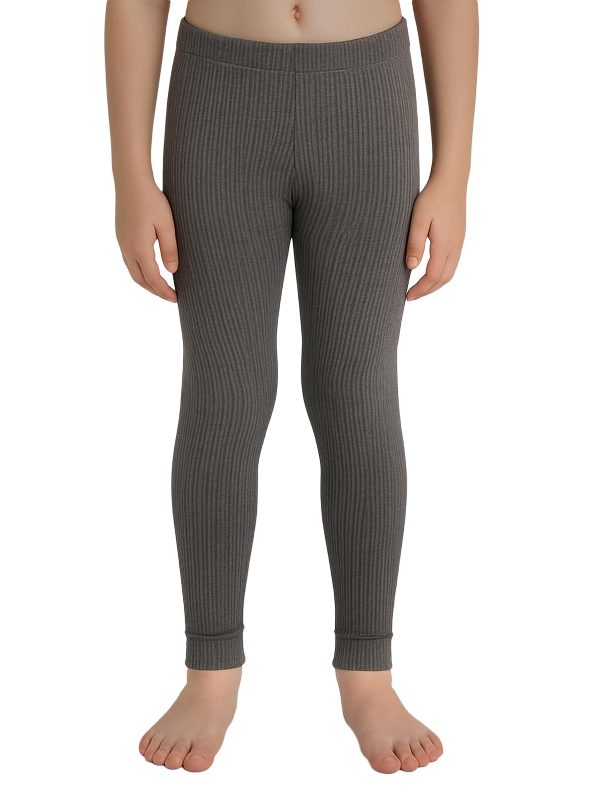 Lux Cozi HEATEK Boy's Charcoal Melange Thermal Trouser | Style - 333 | Pack of 1-picture-25