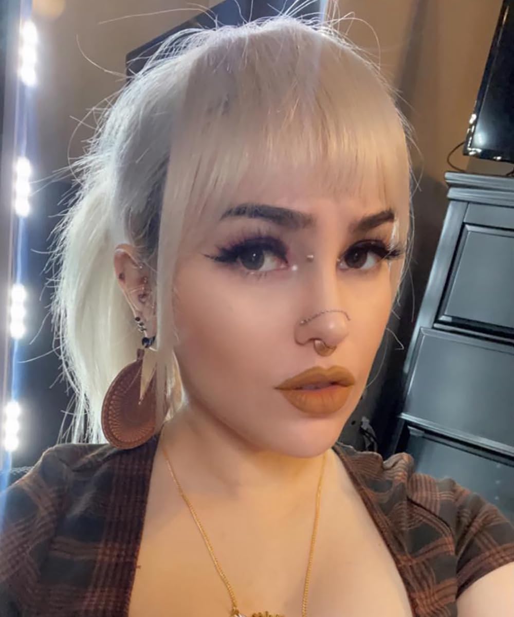 38Pcs 316L Stainless Steel Nose Ring for Women Men Heart Nose Stud Chain Double Nose Chain Piercing Across Nose CZ Nose Piercing Stud Nostril Jewelry thumbnail