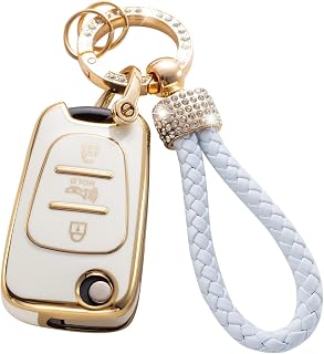 Gematay for Kia Key Fob Cover, Key Case Shell Compatible with 2012-2014 Kia Soul Rio Remote Smart Key Protector