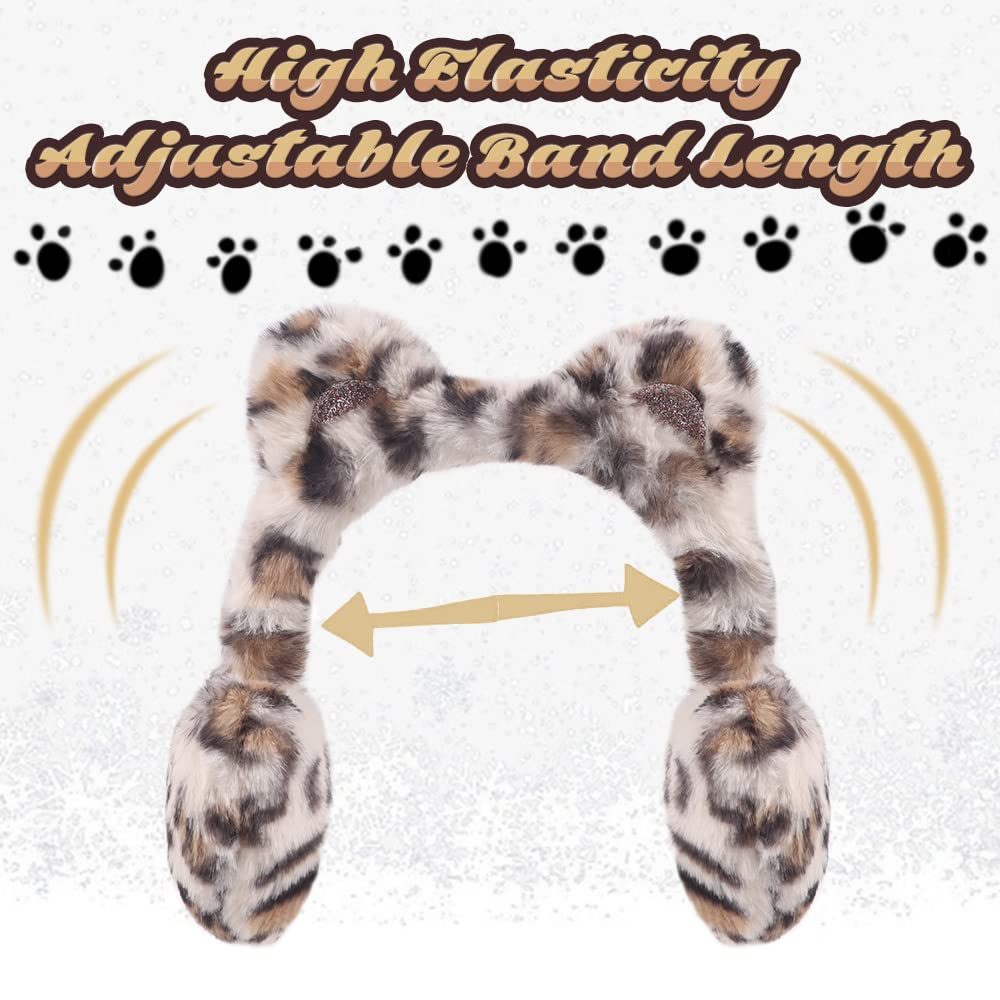 Pesaat Chaud Enfant Cache-oreille D'hiver Mignon Chat Cache Oreille Pour Fille Garçon Oreille Protect