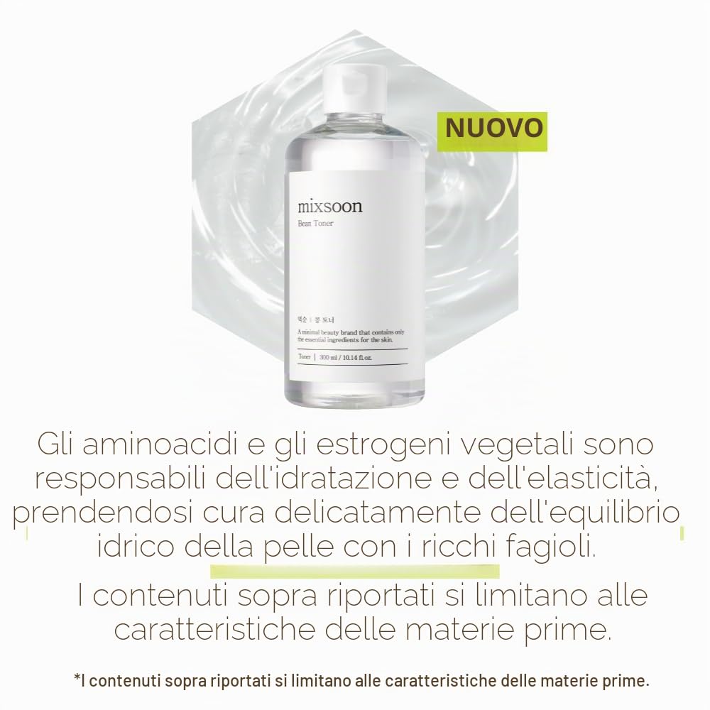 Bean Toner - Per texture levigata e glow sano, 100ml