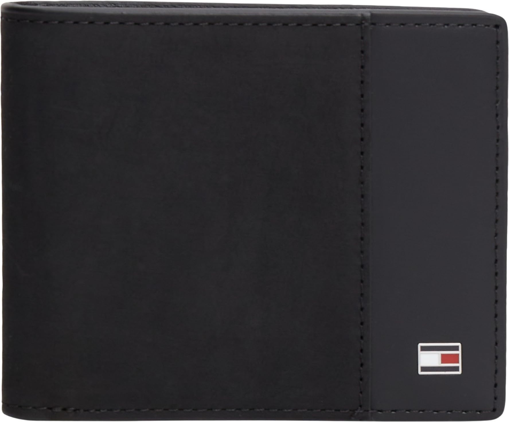 Tommy Hilfiger Men Th Soho Mini Cc Wallet AM0AM14501 Bifold Wallet, Black, One Size