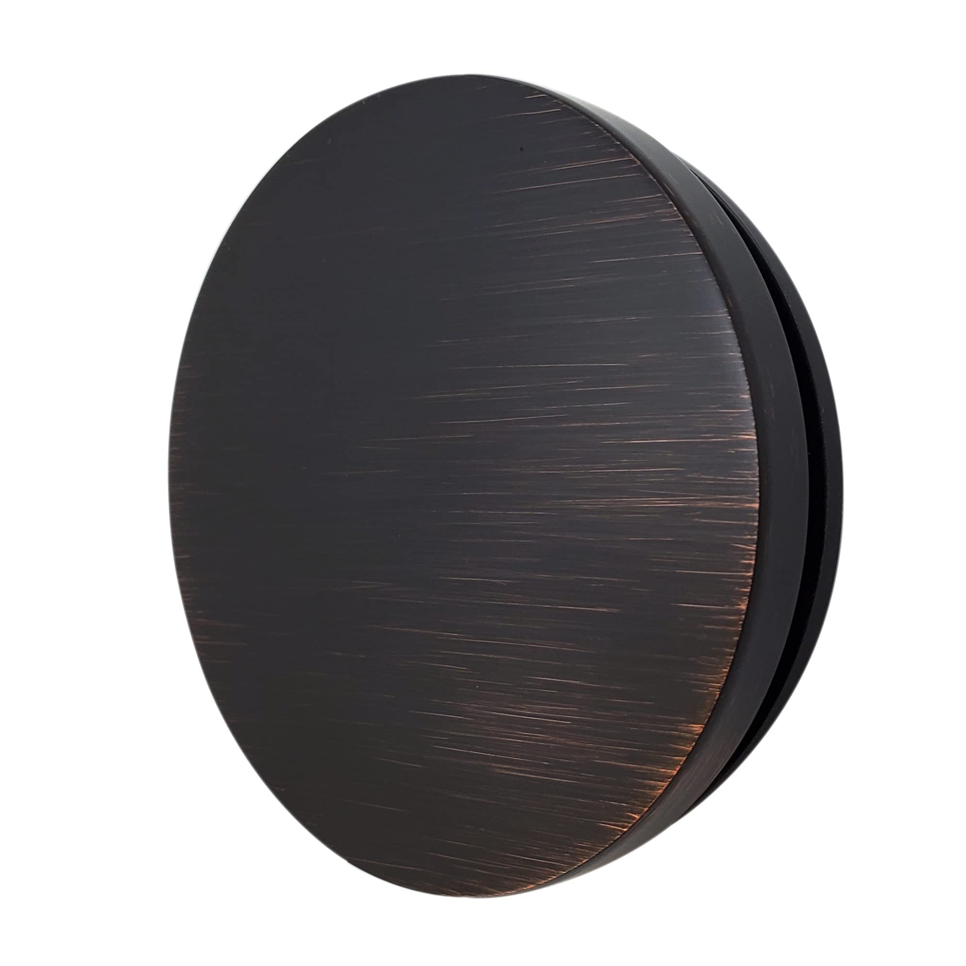 Westbrass D980R-12A Yüzen Deliksiz Banyo Atığı Taşma Ön Plaka ve Adaptör, Antik Bronz