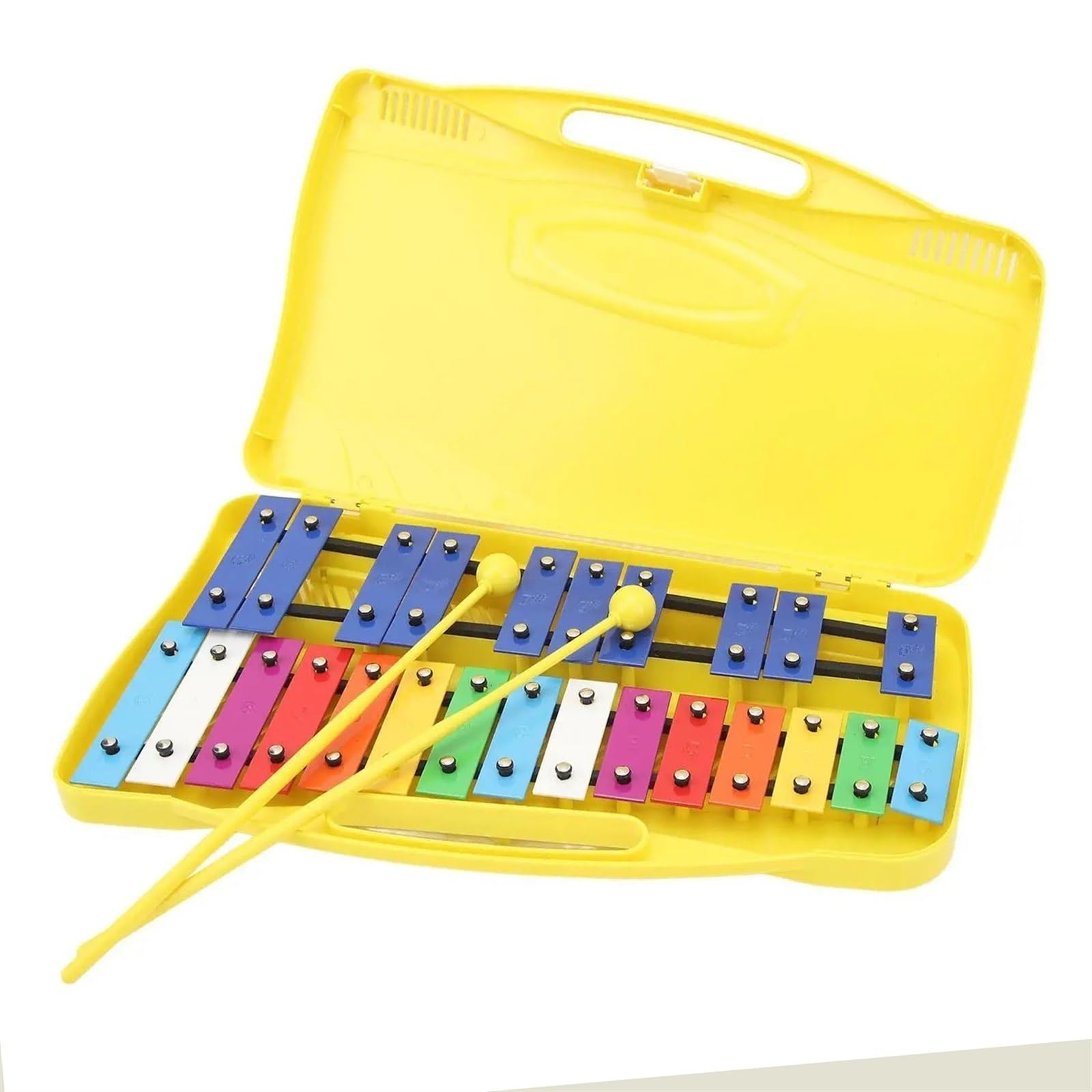 Xylophone Xylophone Professionnel En Métal De 25 Notes Xylophone Professionnel Portable Pour Les Mélomanes