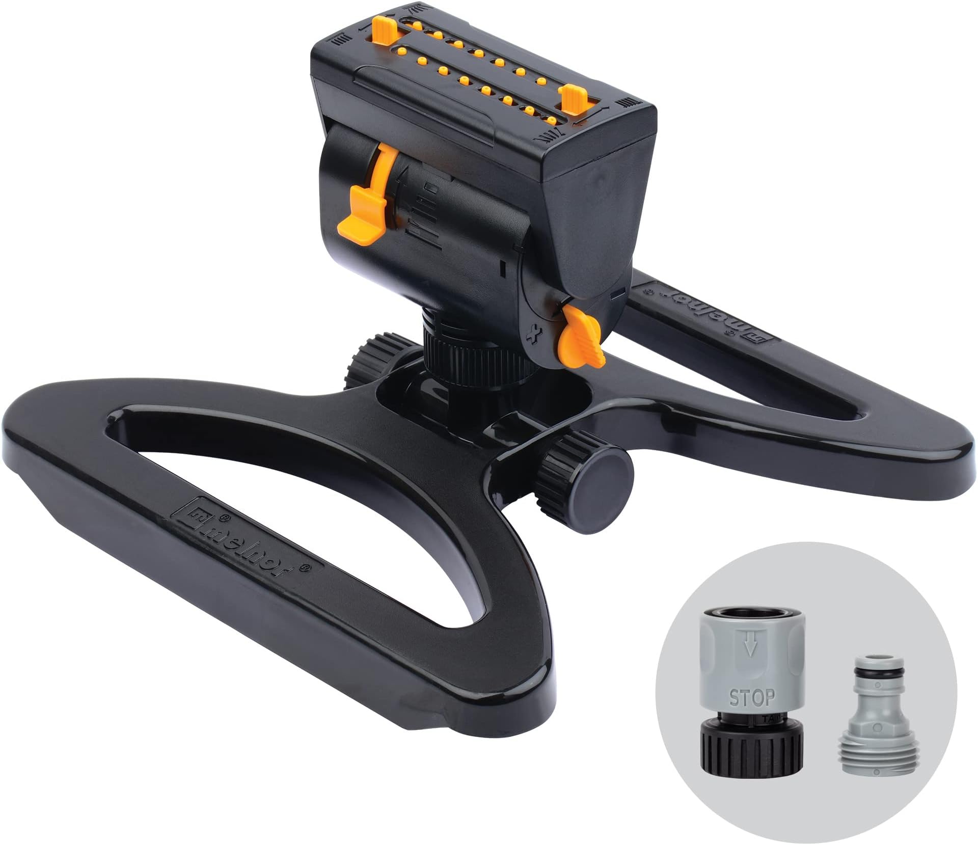 65131AMZ Mini Oscillator Sprinkler Bundle, Black, Yellow