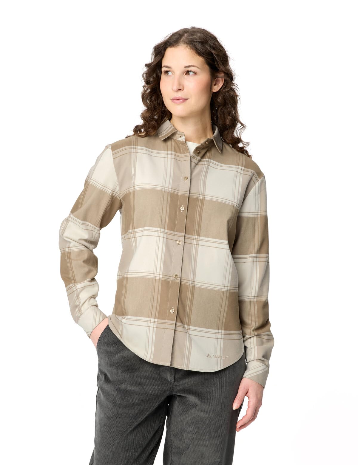 Women's Farsund Long Sleeves Shirt III, miejska flanelowa bluzka koszulowa dla kobiet, ciepła i wygodna