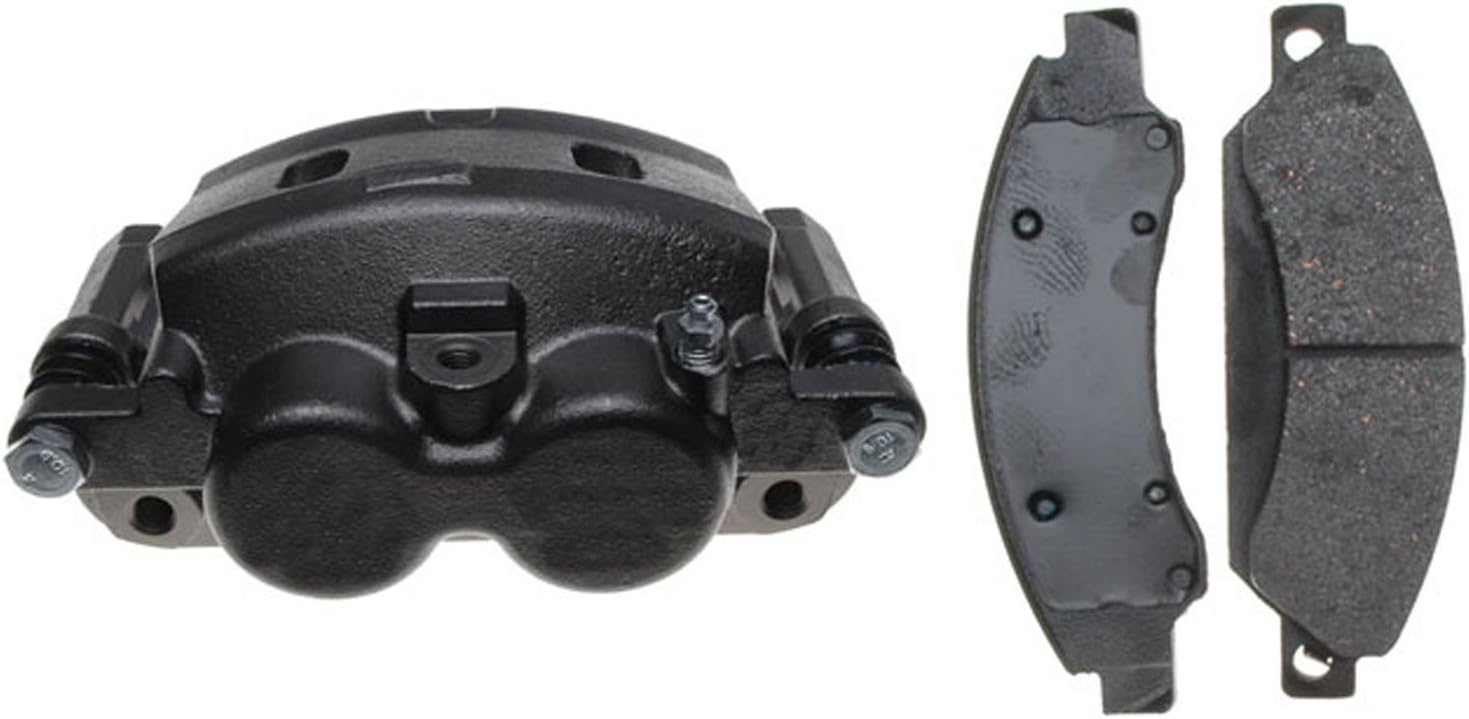 ACDelco Professional 18R2247 (19176830) Front Driver Side Disc Brake Caliper Assembly with Ceramic Brake Pads (Loaded Non-Coated)