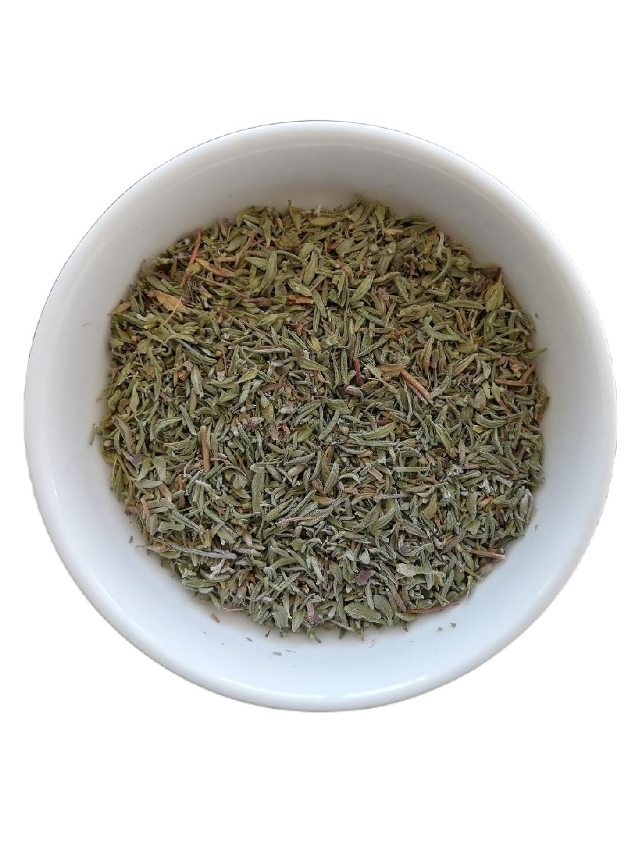 Thym Séché Le Monopati Grand Format 1kg (4x250g) | Origine: Grèce | 100% Naturel, Qualité Premium & Arôme Intense