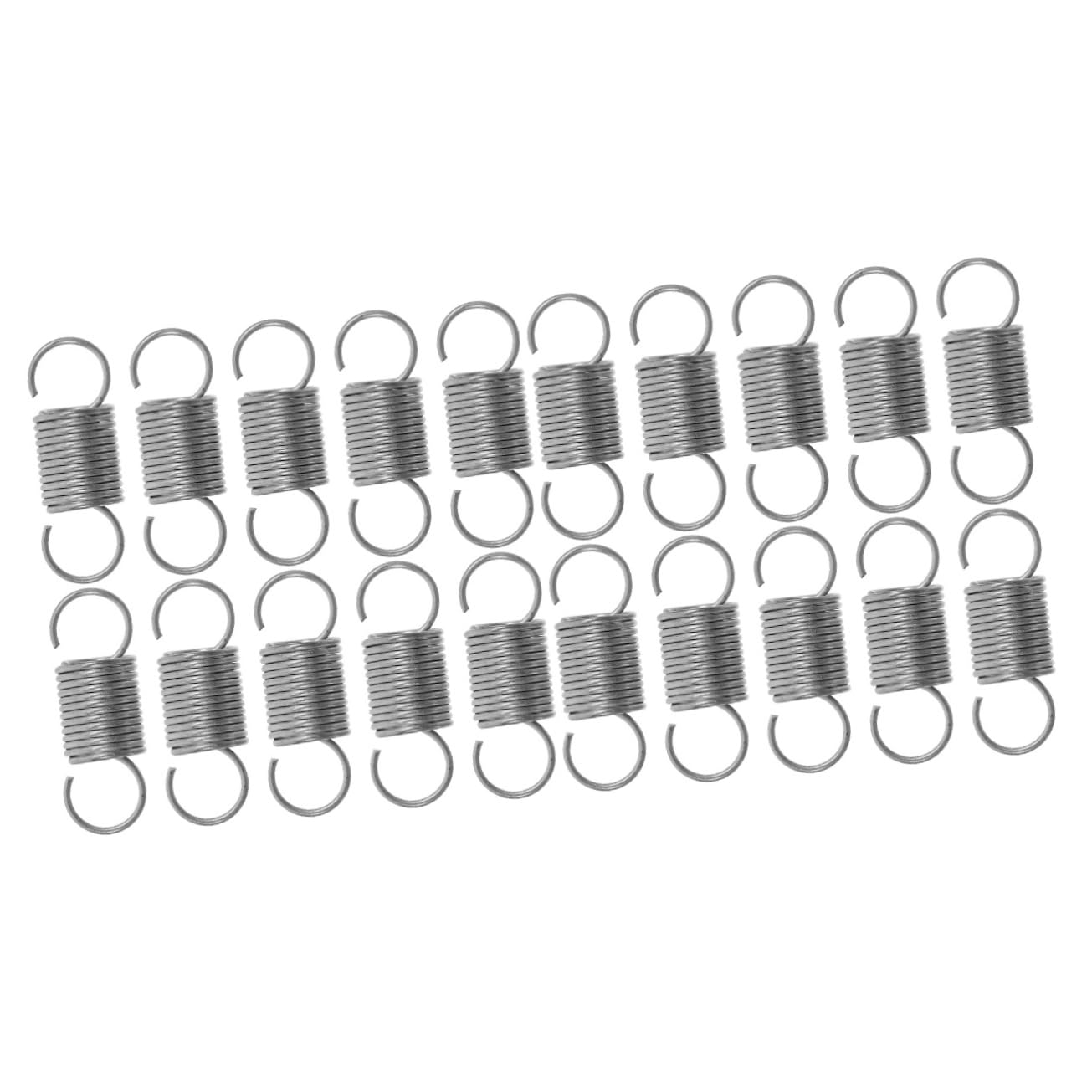 20pcs Stainless Steel Extension Springs Wire Diameter Heavy-Duty Tension Springs for Mechanical and Construction Use Repair Tools
