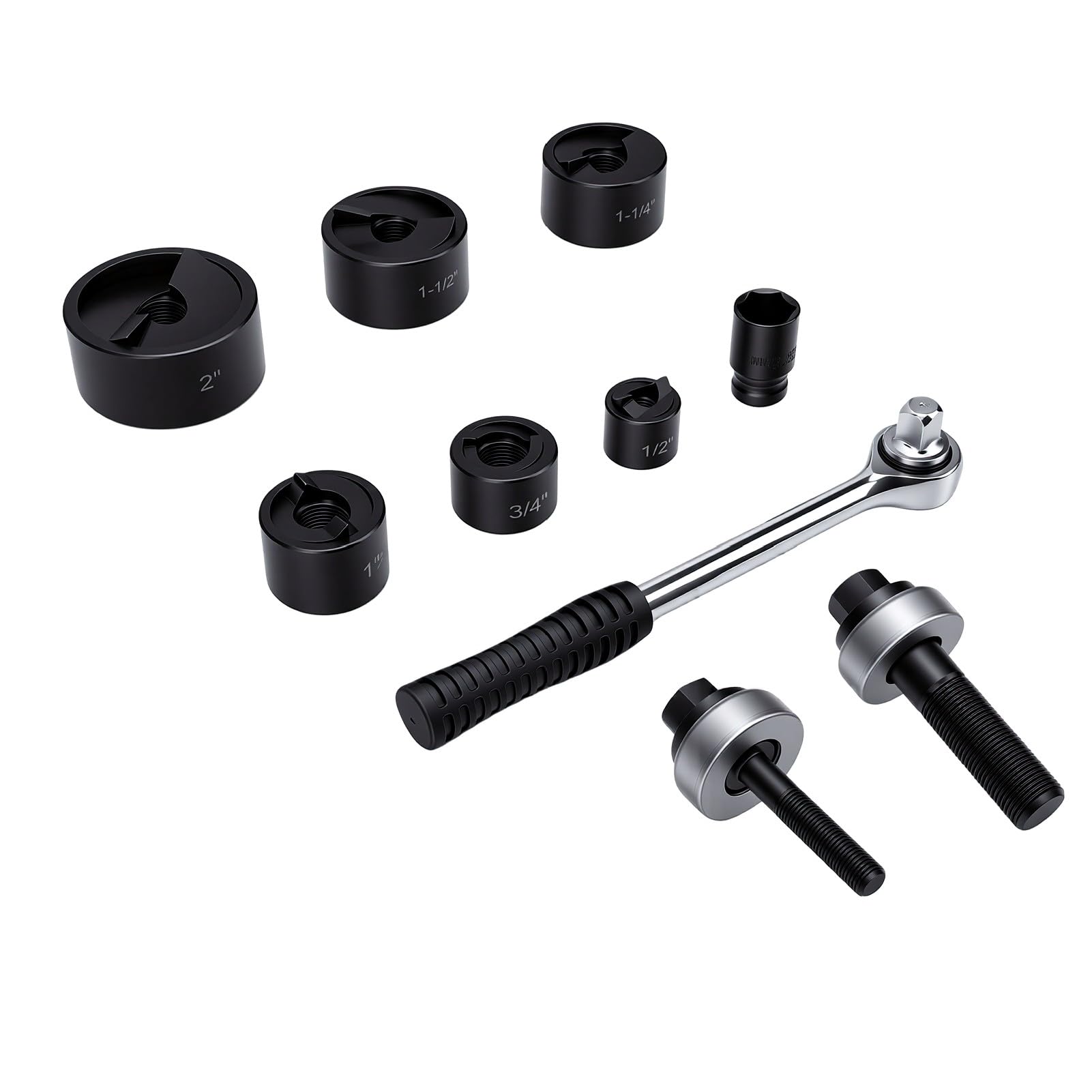 Kit de Sacabocados Manual, Acero CRV Duradero