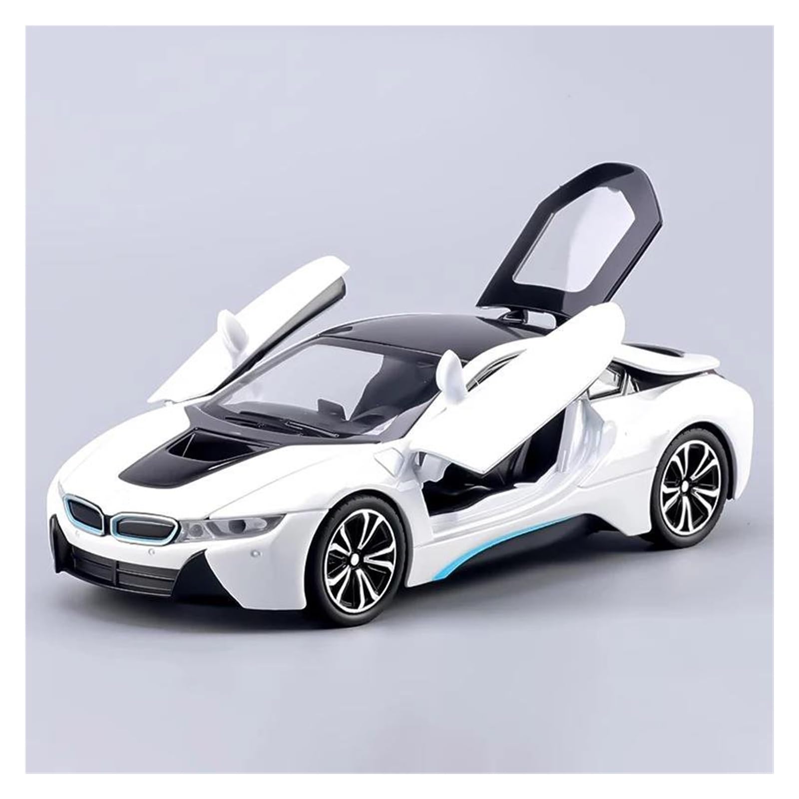 Mocalux White Scale Die-Cast Model Car For Bmw I8 Diecast Model Car