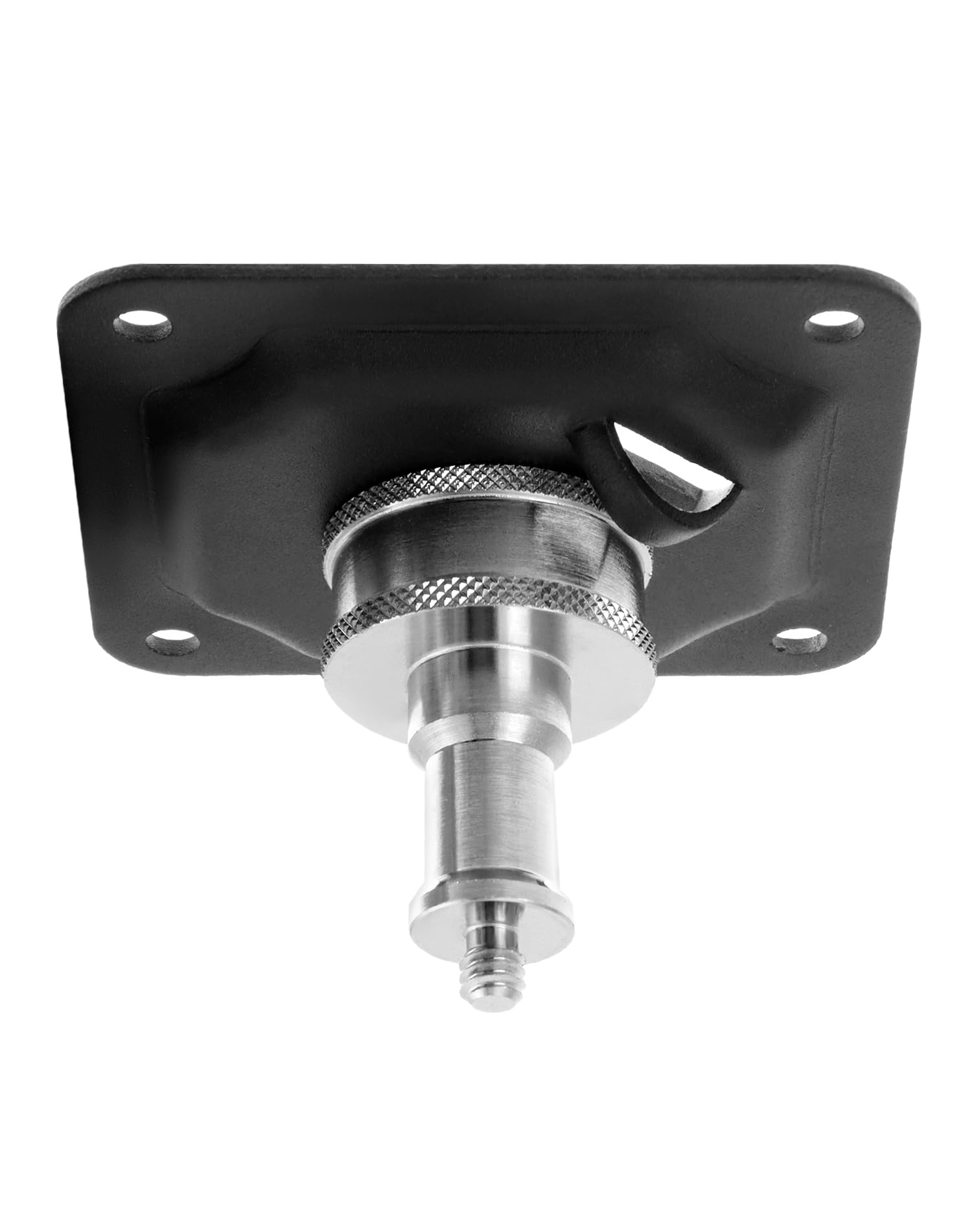 QWORK® Attacco per staffa di montaggio a parete e soffitto con filettatura universale da 1/4 di pollice per fotocamera, monitor, illuminazione da studio