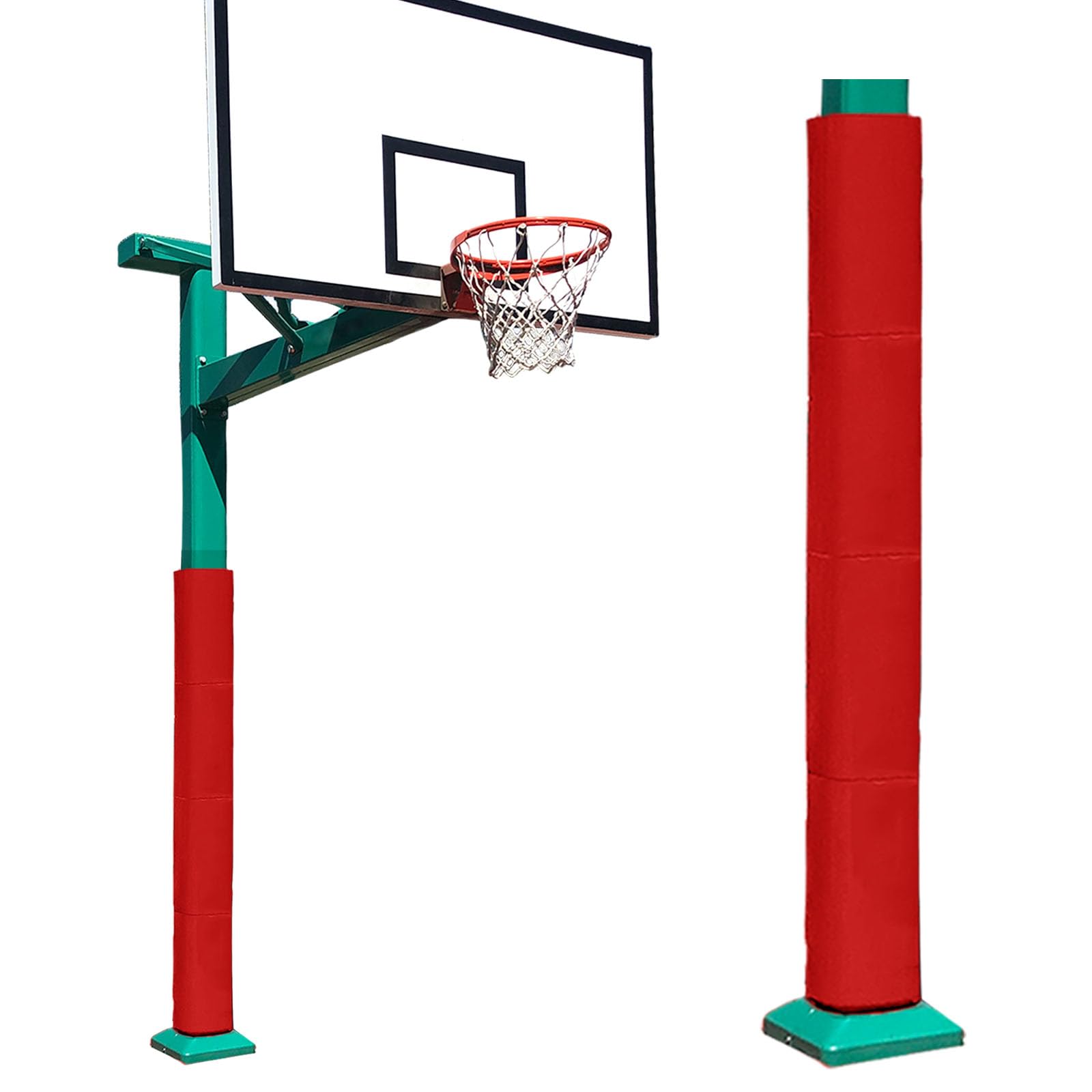 Basketball Pole Padding Wrap, Heavy Duty Safety Padding for Round & Square Poles, Fits 2.5