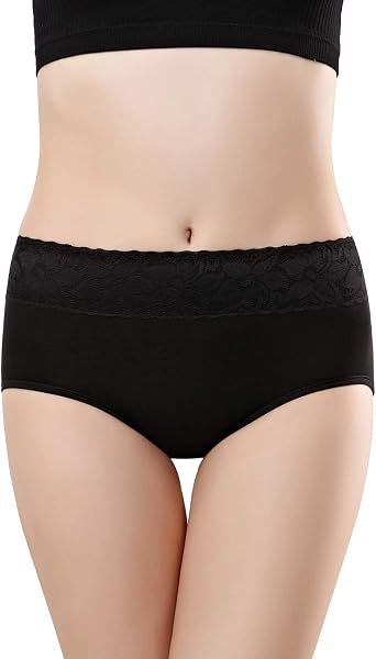 【OKEER】サニタリーショーツ レディース ショーツ 純綿 レギュラー ハイウエスト 女性生理用 パンツ 漏れ防止 昼夜兼用 通気性 下着 快適(3枚セット/5枚セット) - 2