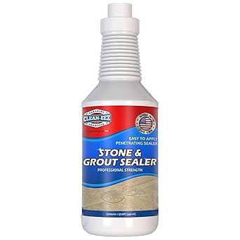 Grout & Granite Penetrating Sealer from Clean-EEZ (The Floor Guys): Also Works on Marble, Travertine, Limestone, Slate. Protects Against Water & Oil Based Stains. Designed for Floors & Showers.