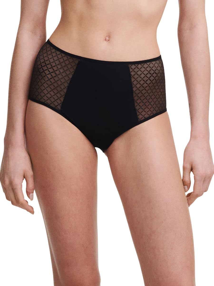 Chantelle Norah Chic High-Waisted Full Brief Black Black M - 12