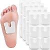 U Shape Metatarsal Foot Pads for Women 24 Pcs, Callus Cushions Horseshoe Pads Moleskin for Feet, Foot Pads Callus Pads for Heel Bottom Side of Foot, Ball of Foot Cushion Pain Relief