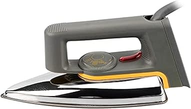 Household Classic Dry Iron for Clothes, 1600W, Stainless Steel Soleplate, Steam Boost, Precision Tip, Auto-Off, No Water and No Steam Iron,High Credit1