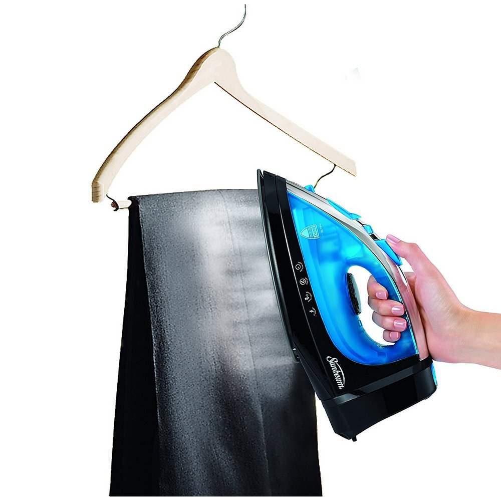 sunbeam retractable iron