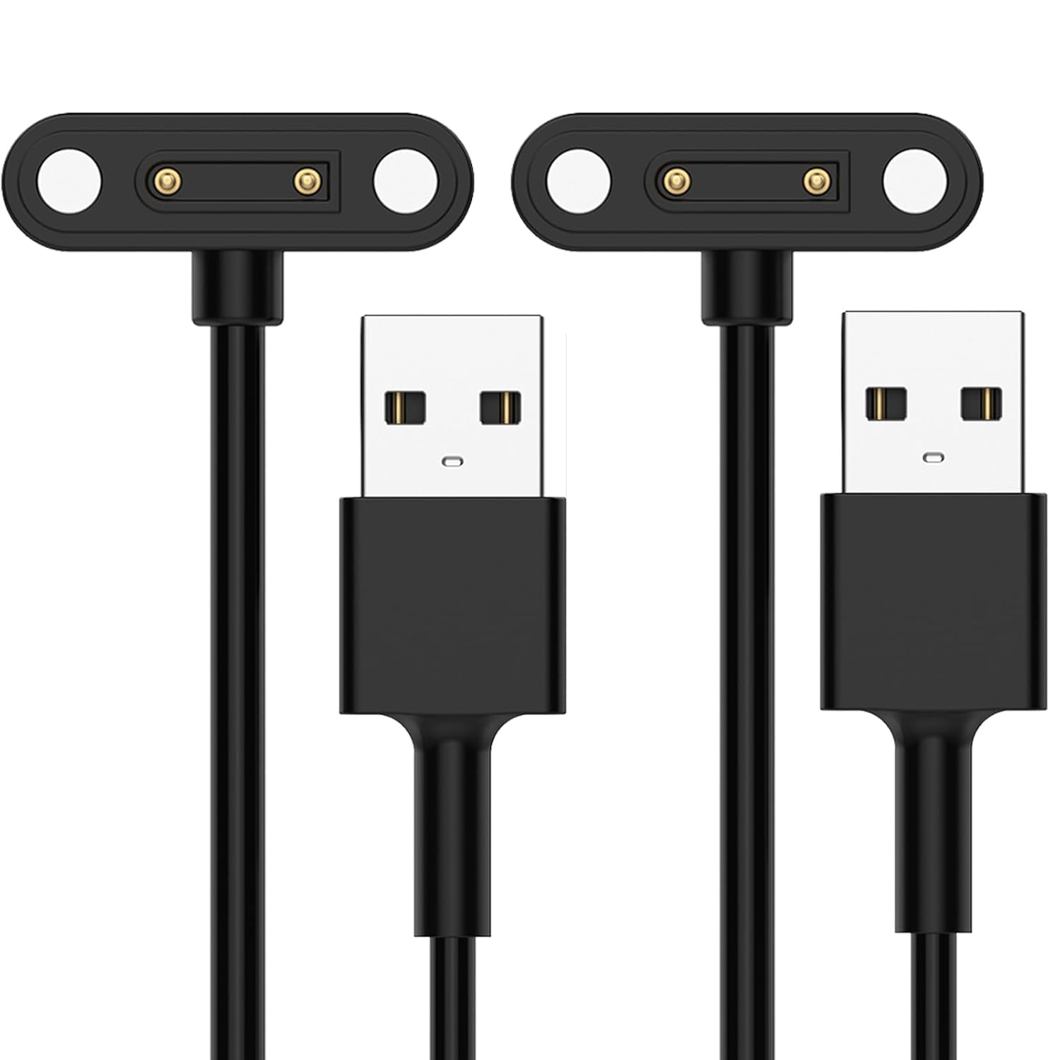 E ECSEM Compatible with TickTalk 5 Watch Charger, Replacement Charging Cable Magnetic USB Charger Cable Cord Accessories for TickTalk5 Kids Smartwatch (Black&Black)
