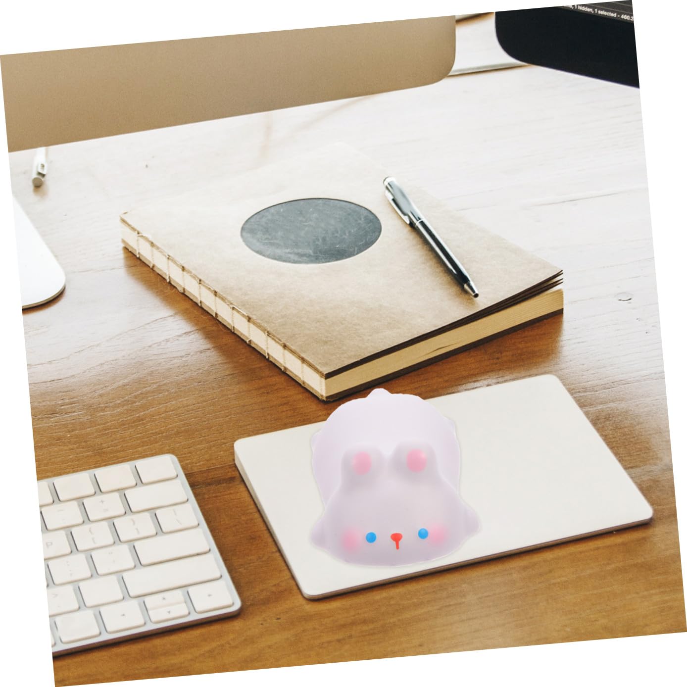 HOMSFOU 5 Almohadillas De Espuma Para Ratón Kawaii Soporte Para Muñeca Almohadillas De Gel Para Ratón Pequeñas Bonitas Para Portátil De Dibujos Animados Antideslizantes Color