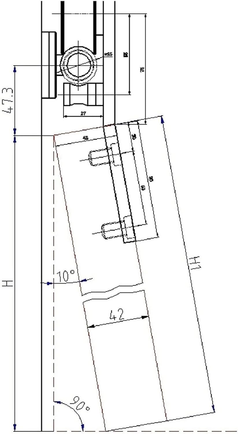 Rolling Library Ladder Hardware Kit Stainless Steel Sliding Ladder Track with Floor Roller Wheels Easy to Install and Stable Round Tube Design (No Ladder Included) Size: 3
