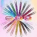 ROADPLUM Hair Tinsel Kit with Tools, 20 Colors 4000 Strands Sparkling Glitter Tinsel Hair, Heat Resistant Shiny Fairy Hair Tinsel Extensions for Women Girls Hair Accessories for Cosplay Party