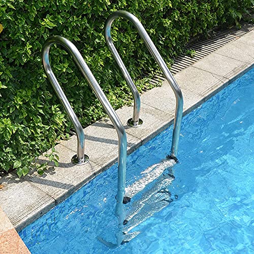 Escalera para Piscina de Acero Inoxidable con 2 Peldaños miniatura 7