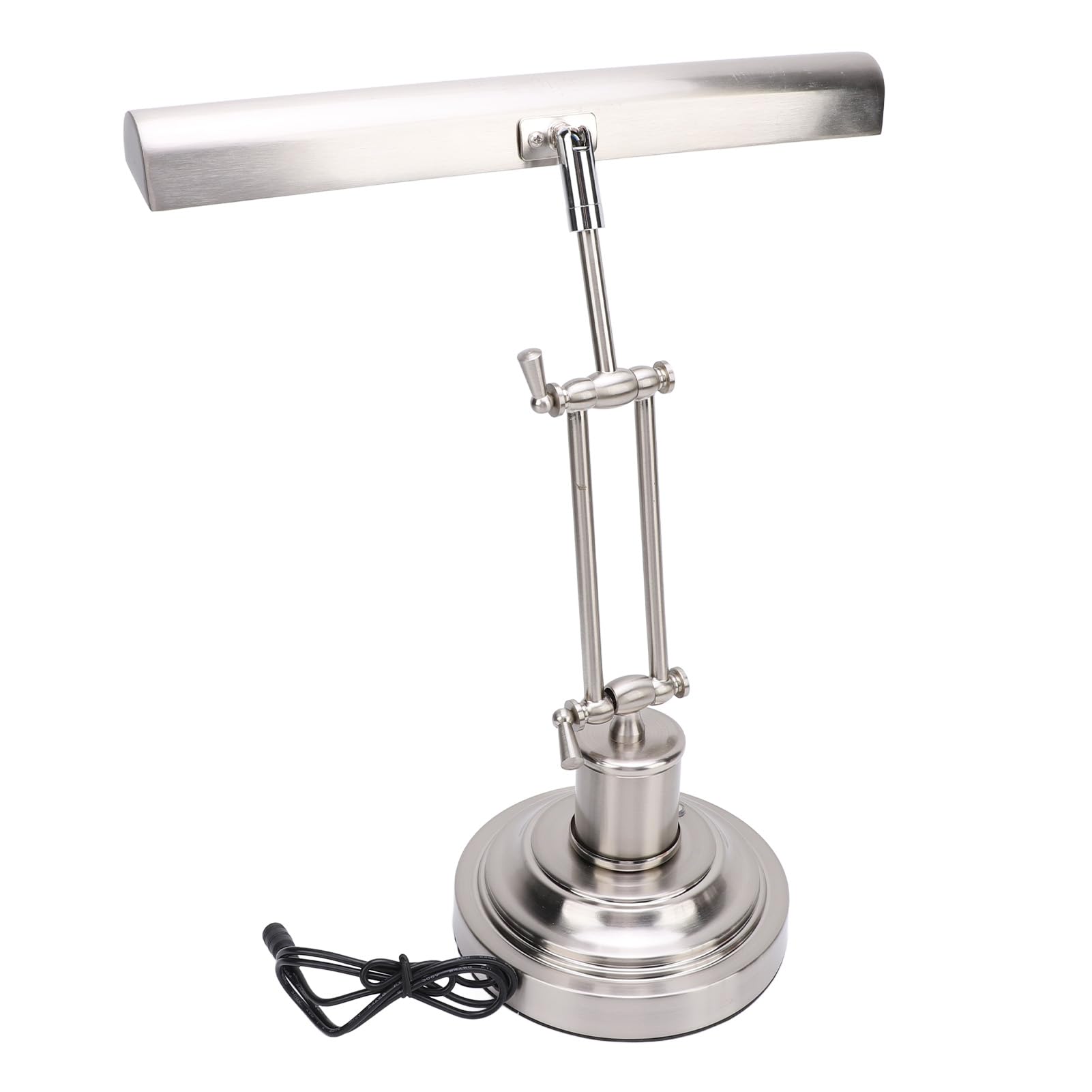 Fockety Lampada per Pianoforte Regolabile, 3000K-6000K Eye Care Lampada da Lettura Ruotabile a 360° con 3 modalità di Illuminazione, Regolazione Continua della (Spina europea)