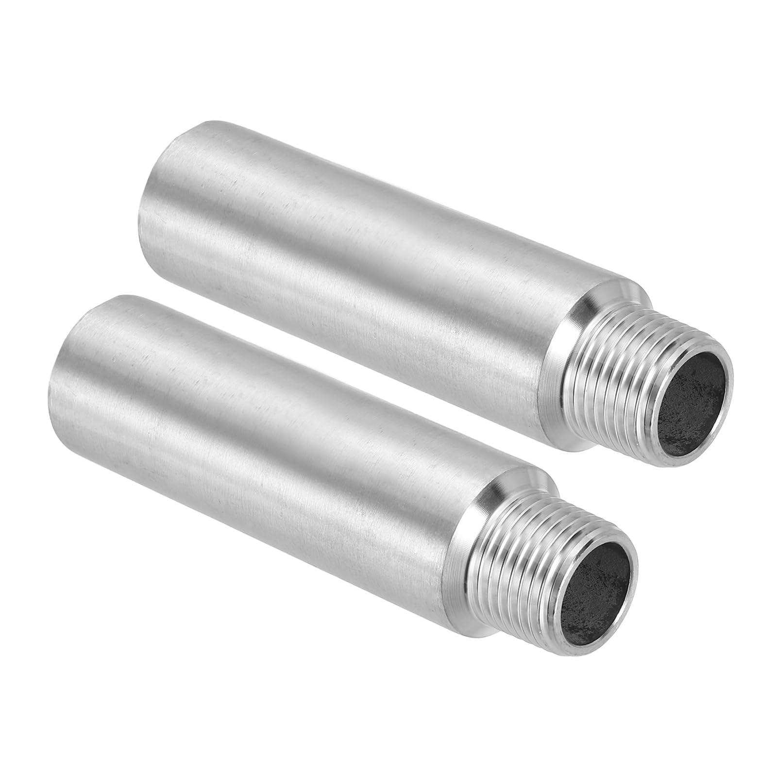 Conector de tubería G1/2" macho a hembra, acoplamiento de acero inoxidable de 4 pulgadas