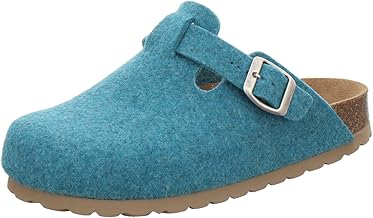 AFS 26900 Women's Slippers Closed Felt Comfortable Warm Winter Clogs, Made in Germany