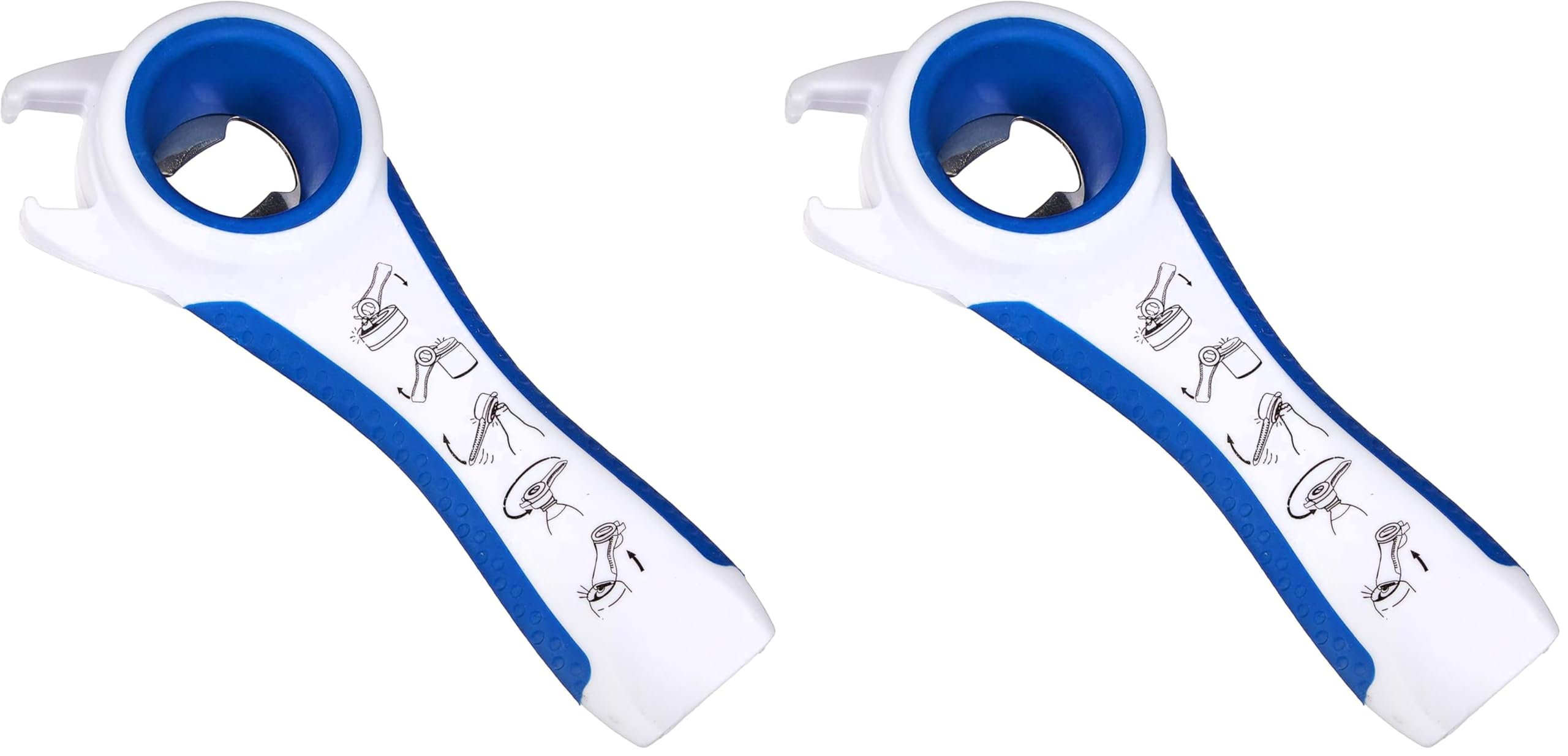 First Aid Only 5-in-1 Multi-Öffner | Hilfsmittel für Senioren - Glasöffner, Deckelöffner, Dosenöffner, Flaschenöffner, Kronkorkenöffner | Ergonomisch geformt für Links- und Rechtshänder | P-10009