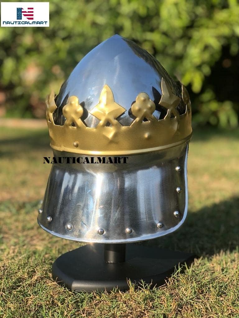 NauticalMart King Richard The Lionheart Helmet And Stand