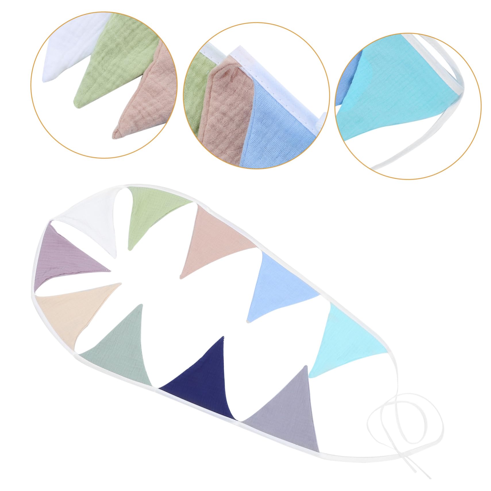 PRETYZOOM 5 Pezzi Di Bandierine Triangolari Decorative Per Feste Di Matrimonio Ghirlande Appese Triangolari Per Decorazioni Per Lasilo