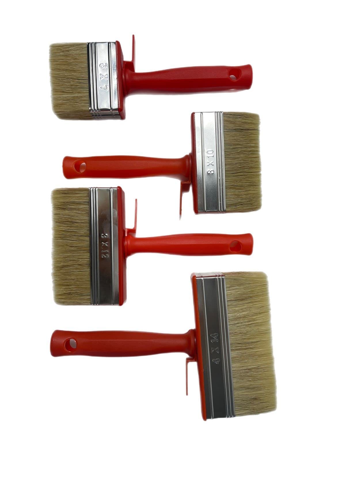 Pincel plano 48 piezas Set de pinceles de superficie 7/10/12/14 cm cada 12 pinceles