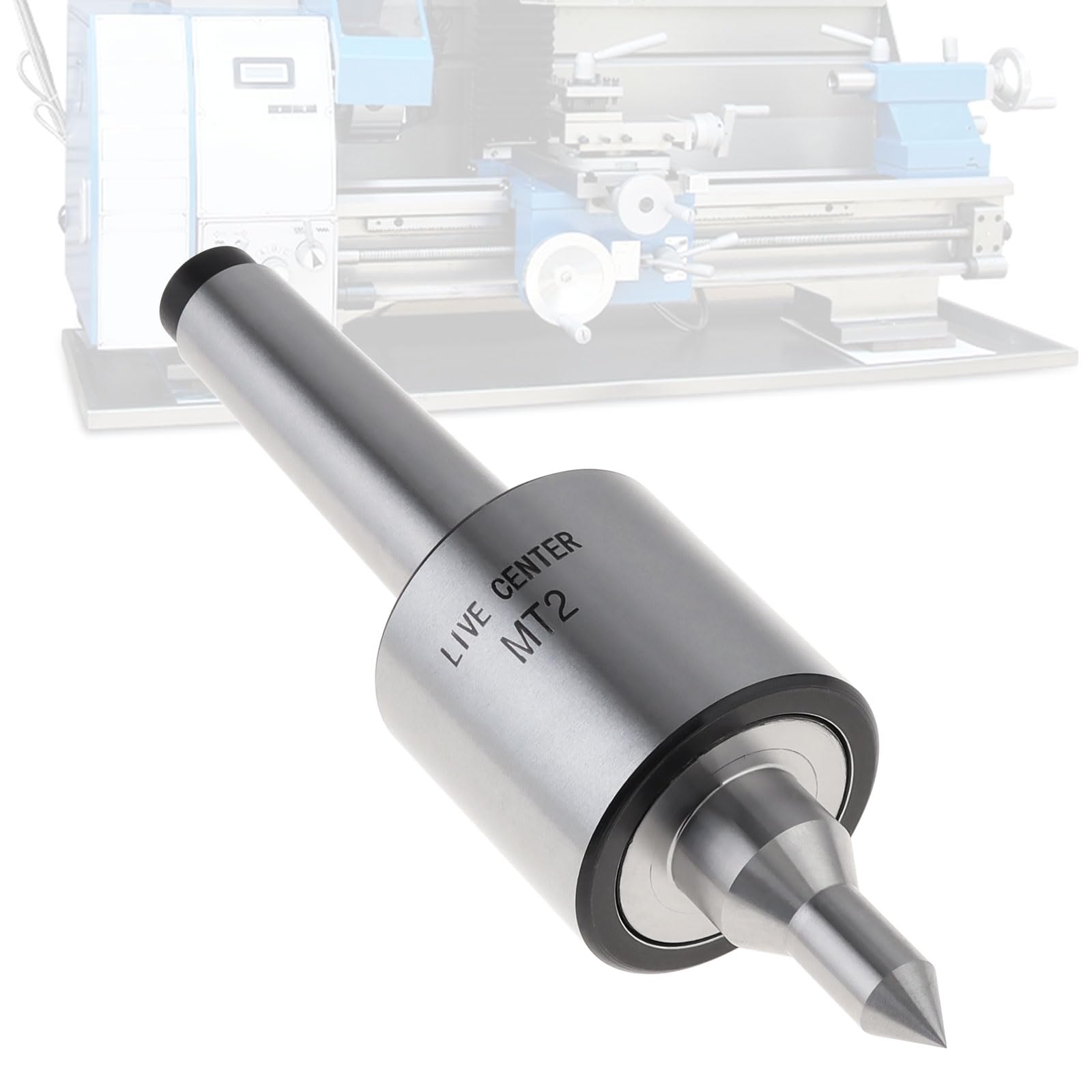 MT2 - Tornos profesionales de acero al carbono de 60° de alta precisión para torno, herramienta CNC para torno, contrapunto, máquina de mandril
