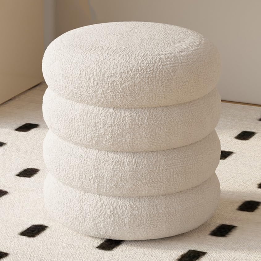 Silla de maquillaje para dormitorio que alivia el cansancio con base acolchada