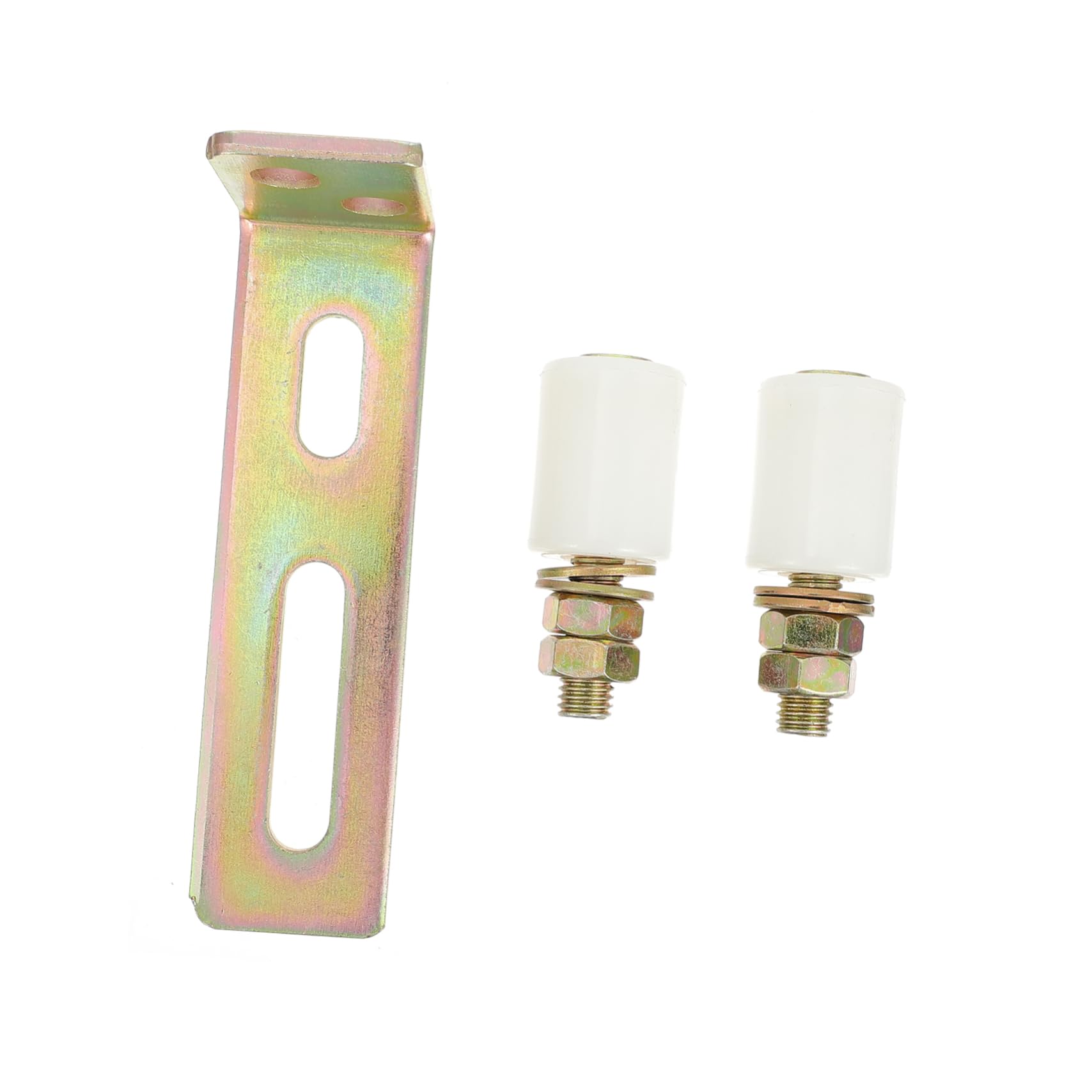 Guidage portail coulissant de jardin robuste Lurrose en acier et nylon haute densité
