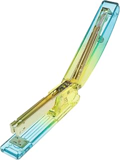 Angoily Grapadora De Gradiente Azul y Amarillo Grapadora Arcílica Grapadora Para Escritorio Grapadora Manual De Escritorio Grapadora Estética Grapadora Conveniente Grapadora Lindo Planchar