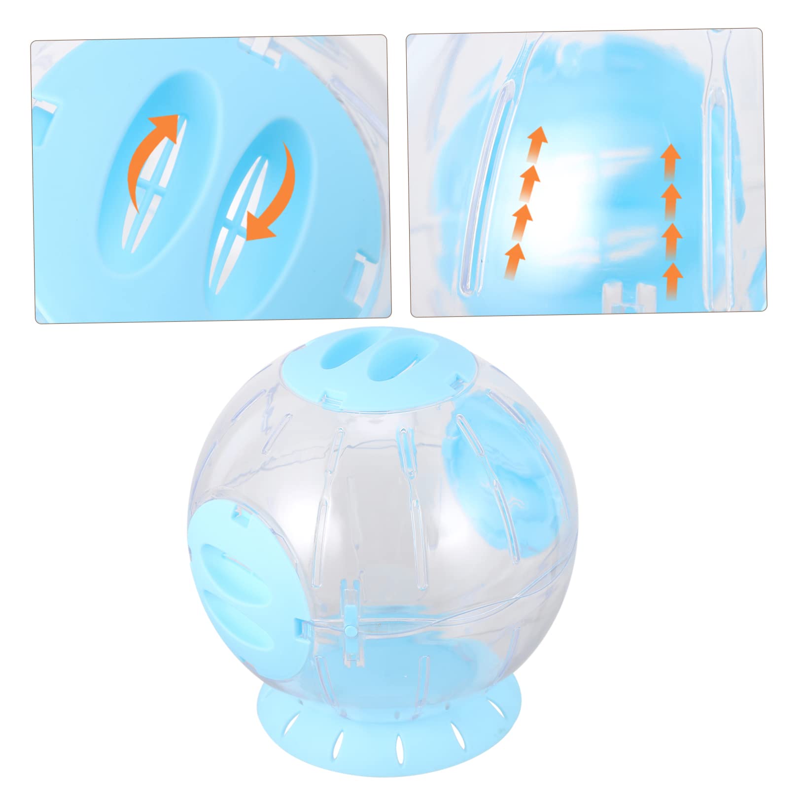 UPKOCH Hamster-trainingsball für Haustiere Laufball für Hamster und Mäuse Transparentes Spielzeug zum Bewegen