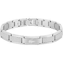 Lacoste bracelet with toggle closure for men's STENCIL collection made of stainless steel