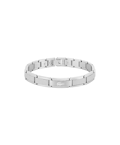 Buy Lacoste Men's STENCIL Collection Link Bracelet in Stainless Buy Lacoste Men's STENCIL Collection Link Bracelet in Stainless