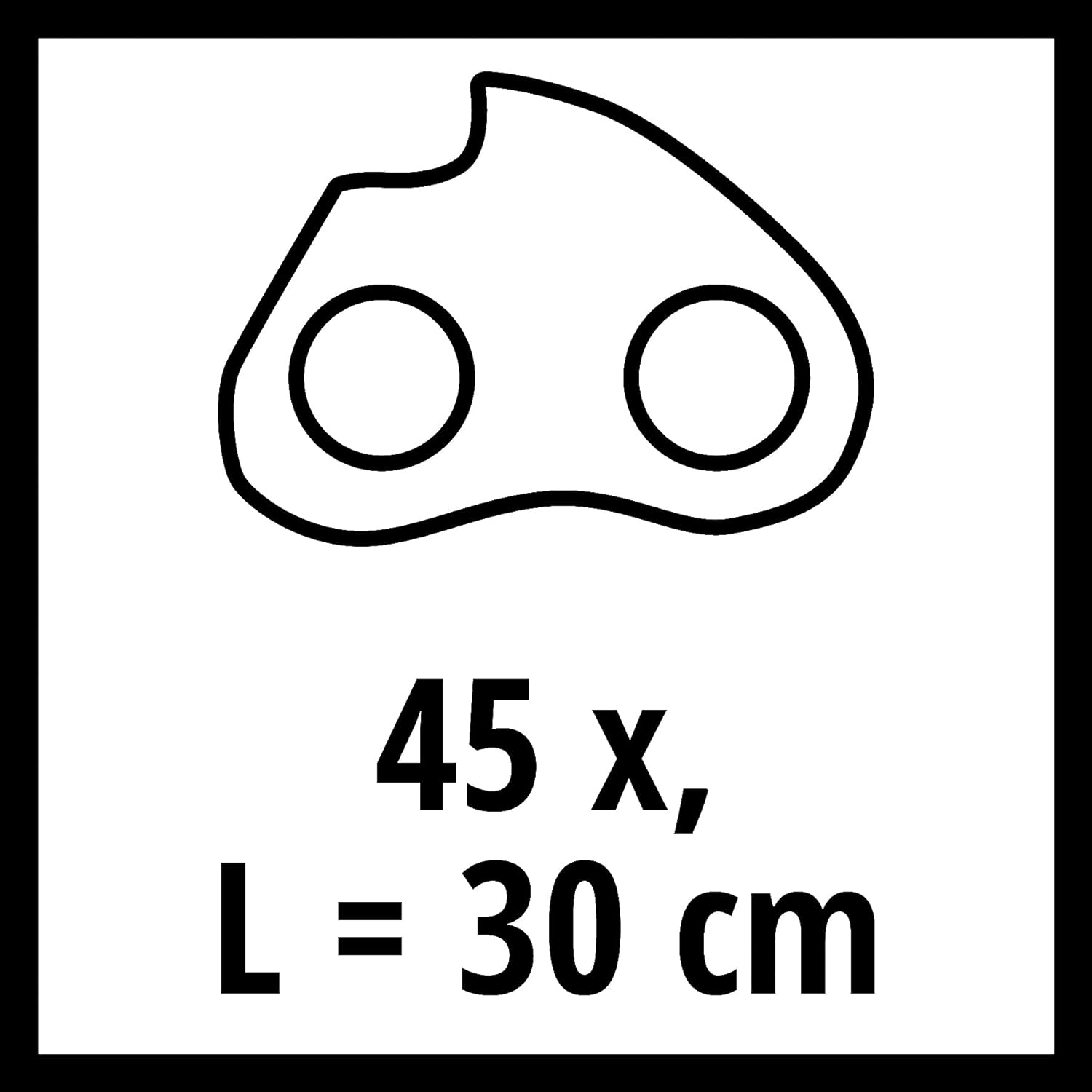 Einh Ersatzkette 30cm 1,1 45T 3/8 4500192