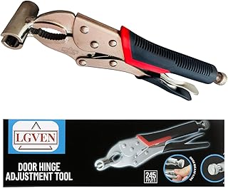 Door Hinge Adjustment Tool, Heavy Duty Hinges Gap Wrench, Easy Calibration Hinge Repair Tool for Residential, Fire & Security Doors