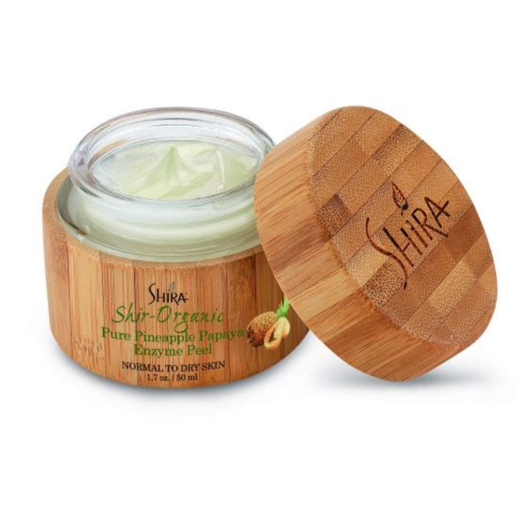 Shir-Organic Pure Pineapple Papaya Enzyme Peel For Smooth Radiant And Balances Skin Tone With Natural Anti-Aging Formula for All Skin Type(15 ml)