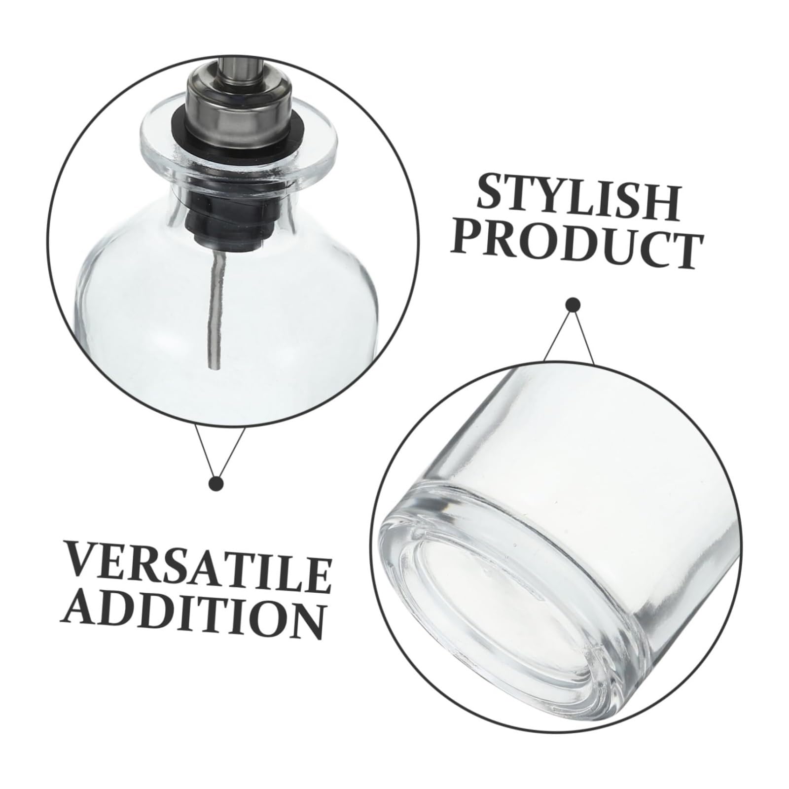 Dispenser per Salsa di Soia Set Di 2 Bottiglie Di Olio Da Cucina, Dispenser For Condimenti Da Cucina For Salsa Di Soia E Aceto Contenitore Dell'olio