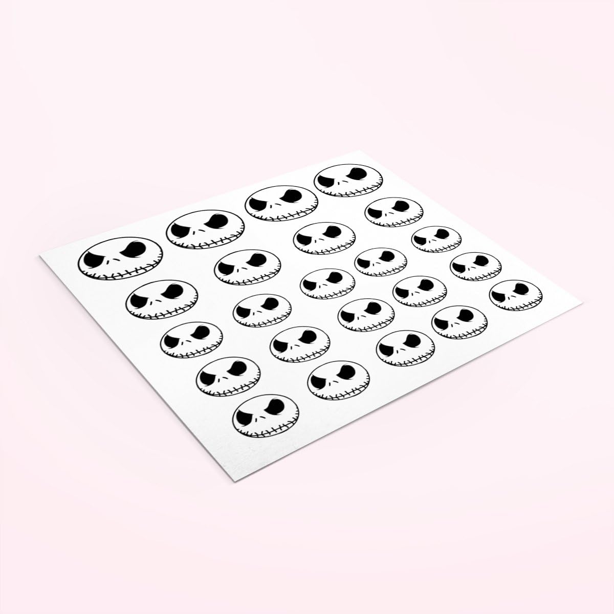 Halloween Jack skellington - Nail Decals by YRNails